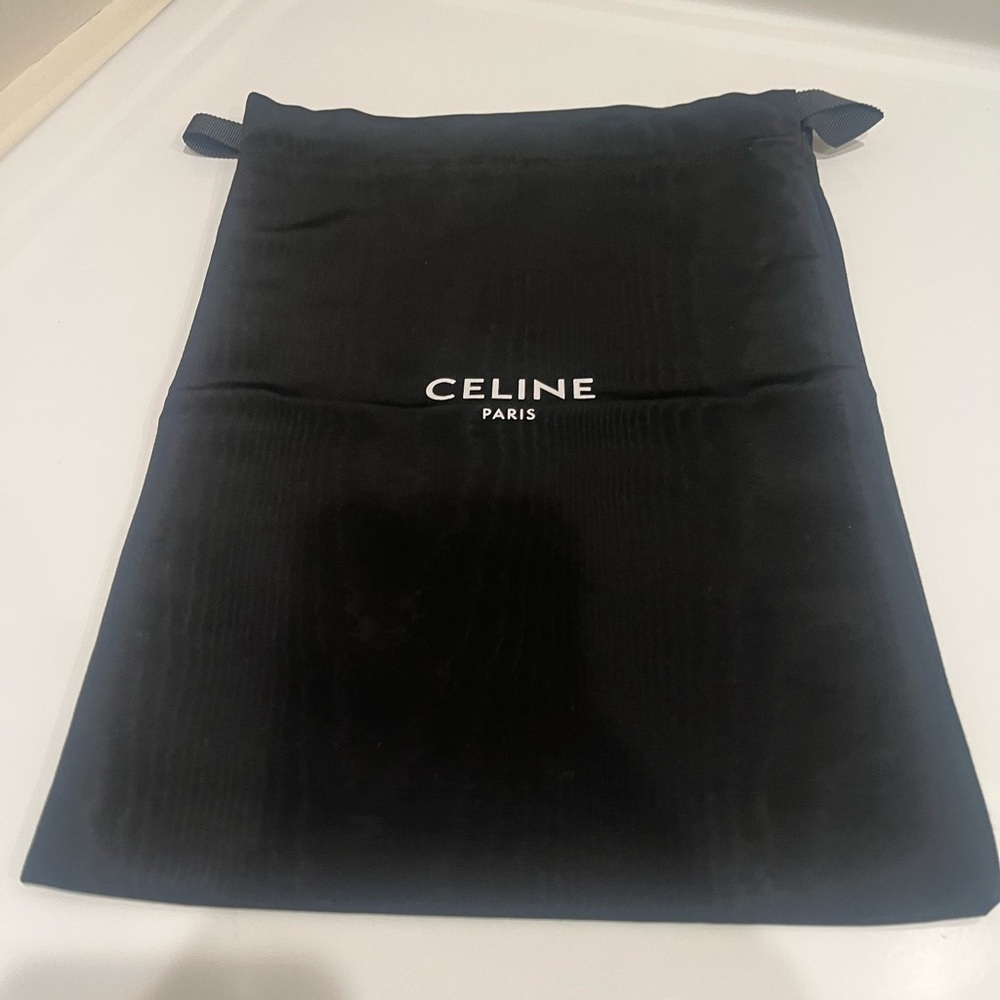Celine Black Drawstring Bag